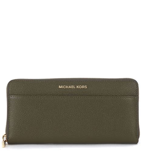 michael kors green wallets|olive green Michael Kors Wallet.